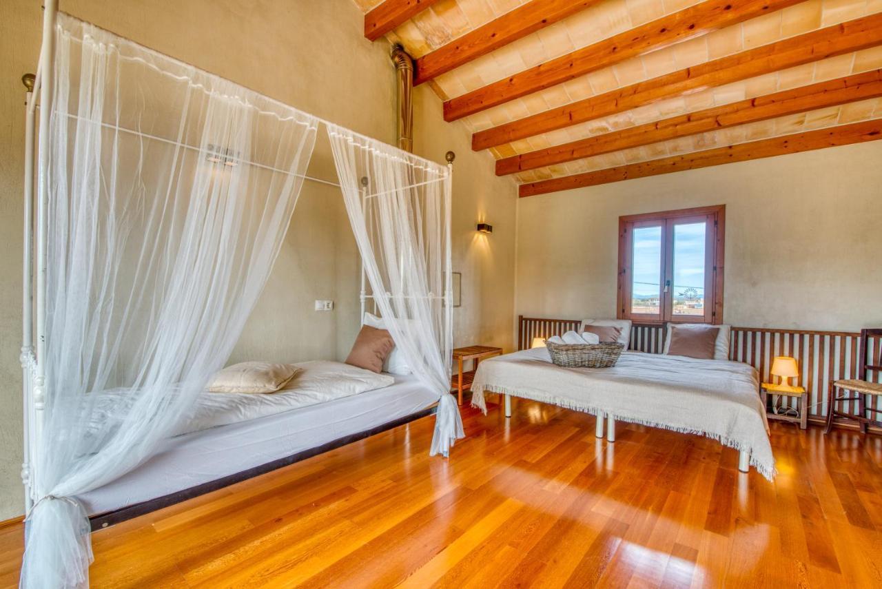 Traumhafte Finca Son Senyor - Mit Pferdekoppel Villa Sa Pobla Ngoại thất bức ảnh