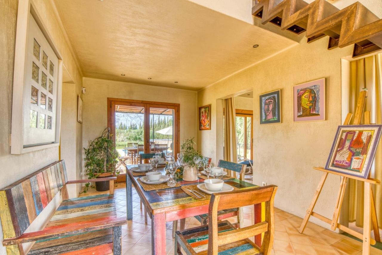 Traumhafte Finca Son Senyor - Mit Pferdekoppel Villa Sa Pobla Ngoại thất bức ảnh